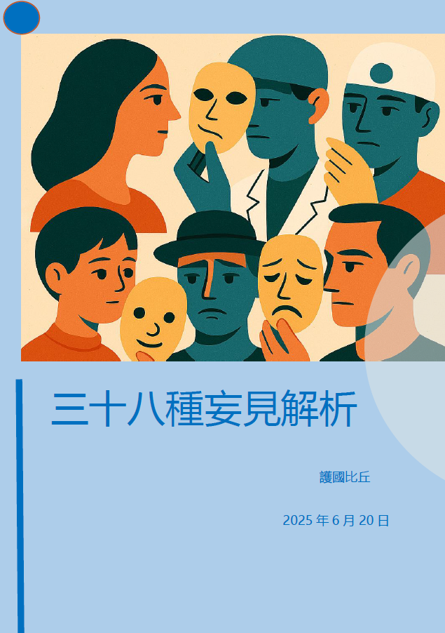 三十八種妄見解析 cover